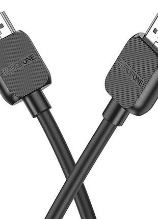 Кабель hdtv 2.0 male-to-male 4k hd borofone bus02 vivido |3м| ...