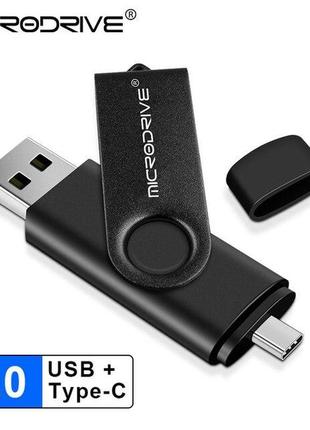 Usb флешка 2в1 256гб type-c/usb для телефону, комп'ютера otg m...