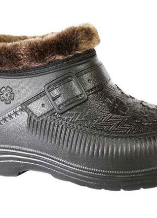 Калоші жіночі на хутрі (пінка)/(8 пар в уп.) арт. гп-06 37-42р...