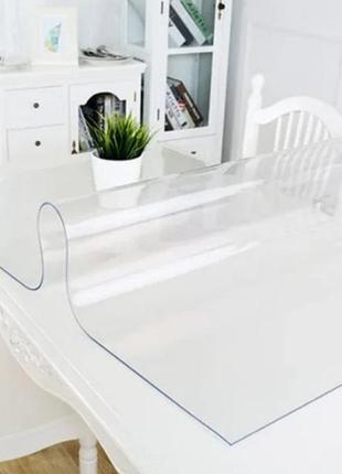 М'яке скло прозора силіконова скатертина на стіл soft glass за...