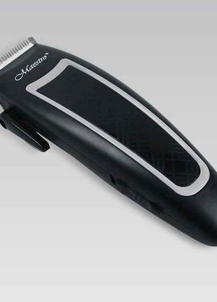 Машинка для пiдстригання 15вт мережева mr-657c-grey тм maestro