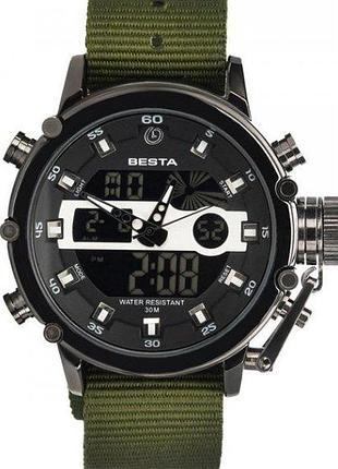Годинник чоловічий наручний besta prof (green)