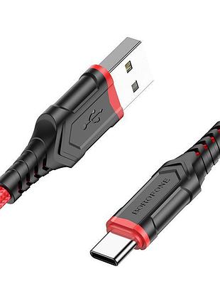 Кабель для зарядки type-c android borofone bx67 |1м| червоний