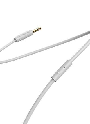 Аудiо-кабель borofone bl6 aux audio cable 1m white
