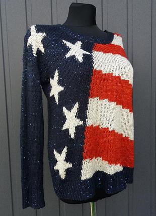 Свитер в паєтки. кофта нарядна.