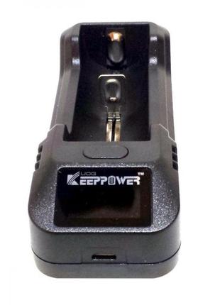 Зарядний пристрій keeppower l1 lcd usb (1а) для акумуляторів