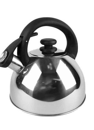 Чайник 2,5л мет. basic жост. чорн.руч. mr-1302 тм maestro