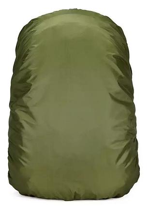 Чохол водостійкий на рюкзак (кавер) 35-45л (зелений)