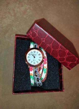 Впусти в своє життя радість. жіночий годинник-браслет+подарунок !3 фото