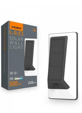 Led світильник автономний настінний ip54 videx vl-bhso-003-s 5...