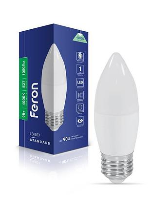 Світлодіодна лампа feron lb-207 9вт e27 4000k