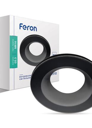 Вбудований світильник feron dl8910 чорний