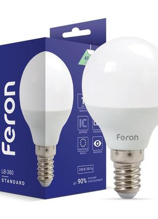 Світлодіодна лампа feron lb-380 4вт e14 4000k