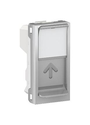 Центральна плата rj45keystone/systimax 1 модуль алюміній unica...