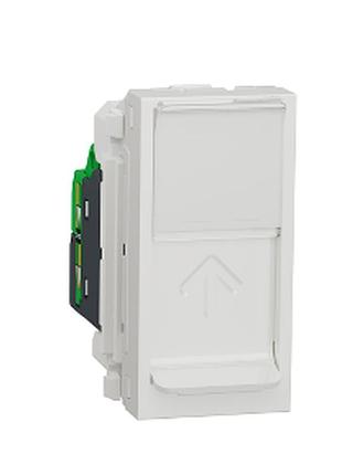 Розетка комп'ютерна rj45, одинарна категорія 5 stp, 1 модуль u...