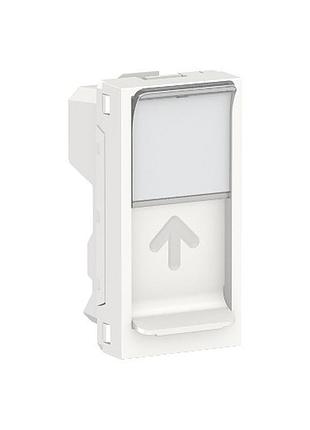 Центральна плата rj45 keystone/systimax 1 модуль білий unica n...