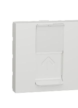 Розетка комп'ютерна rj45, одинарна категорія 6 stp, 2 модуль б...