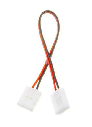 Коннектор для світлодіодної стрічки 12v 8mm провід/2 затискача