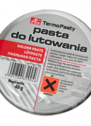 Паяльна паста 40г ag che1406 termopasty