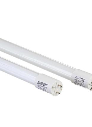 Led лампа т8 g13 18w холодна біла 6000k 1200 мм avaton