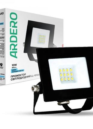 Світлодіодний прожектор ardero ll-1010ard 10w 800lm 6500k