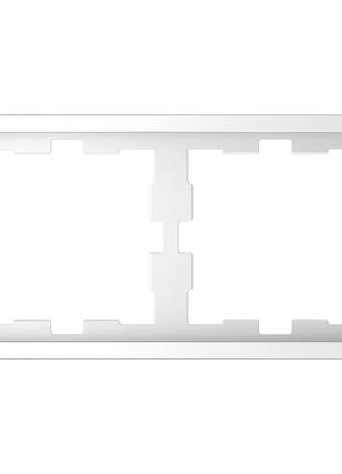 Рамка 2-постова merten d-life mtn4020-6535 білий лотос