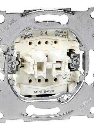 Механізм 2-кнопкового вимикача merten mtn3155-0000