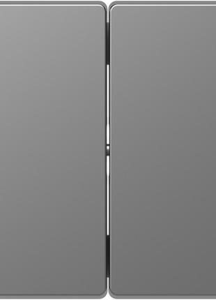 Клавіша 2-на merten d-life mtn3400-6036 нержавіюча сталь