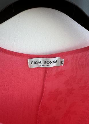 Casa donna блуза туніка вільного крою з асиметричним низом5 фото