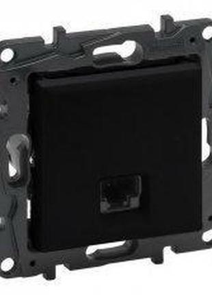Niloe step розетка інформаційна rj45 cat5e utp, колір чорний