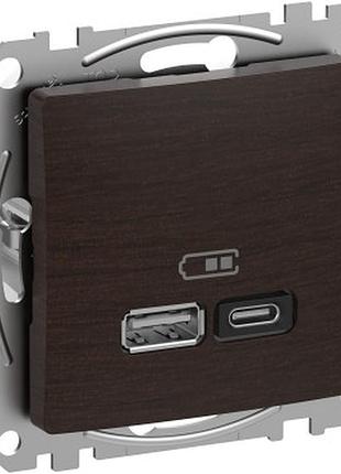 Usb роз a+c 3a 45вт венге sedna elements