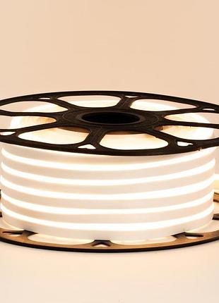Світлодіодний неон 12в білий теплий smd 2835-120 лід/м 8вт/м, ...