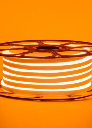 Світлодіодний неон 12в помаранчевий smd 2835-120 лід/м 8вт/м, ...
