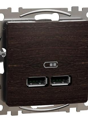 Usb роз a+a 2,1a венге sedna elements