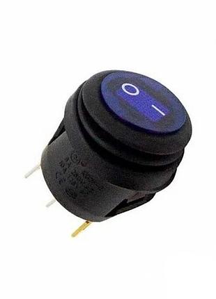 Перемикач lemanso lsw37 3pin синій з фікс. ip45 on-off / kcd1-...