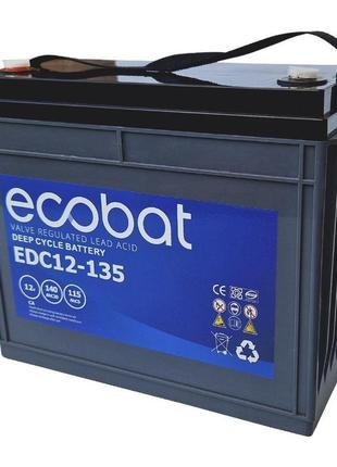 Акумулятор ecobat edc12-135 agm
