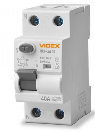 Диференційне реле videx resist ас 2п 30ма 10ка 40а