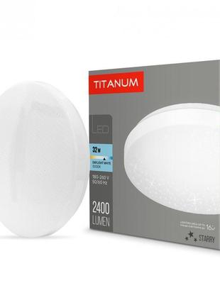 Led світильник настінно-стельовий titanum 32w 5000k зоряне небо