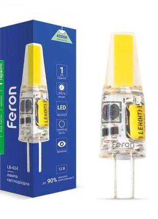 Світлодіодна лампа feron lb-424 3w g4 12v 2700k