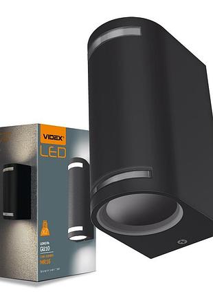 Led світильник архітектурний ar022b ip54 videx gu10x2