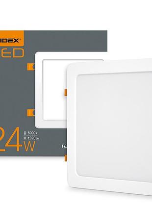 Світлодіодний світильник videx (квадрат) вбудований 24w-5000k ...
