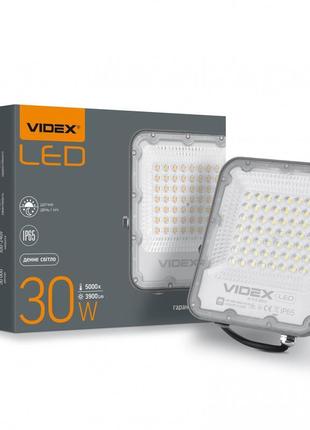 Led прожектор videx premium 30w 5000k сенсорний день-ніч