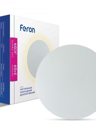 Настінний накладний світильник feron al8005 білий
