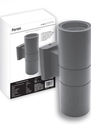 Архітектурний світильник feron dh0702 сірий