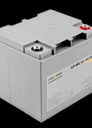 Акумулятор мультигелевий lp-mg 12v - 45 ah silver