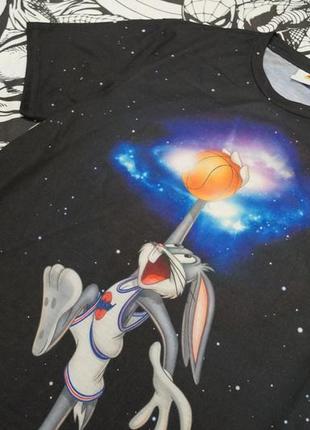 Футболка з принтом кролик багз bugs bunny looney tunes space jam