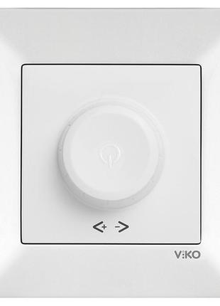 Світлорегулятор 600 вт білий meridian viko