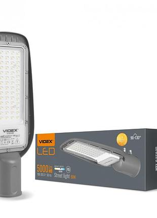 Led ліхтар вуличний videx ip65 50w 5000lm 5000k vl-sle16-505