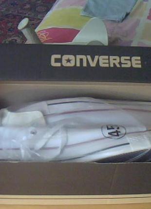 Нові кеди "converse" 45 р. високі, білі.5 фото