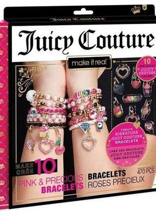 Набір для створення шарм-браслетів рожевий зорепад juicy couture2 фото